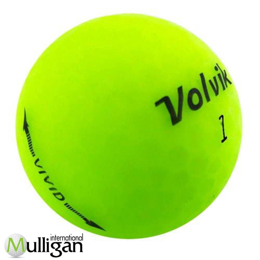 Mulligan - 36 Volvik Vivid - Matte - 4A Recycled Used Golf Balls, Green