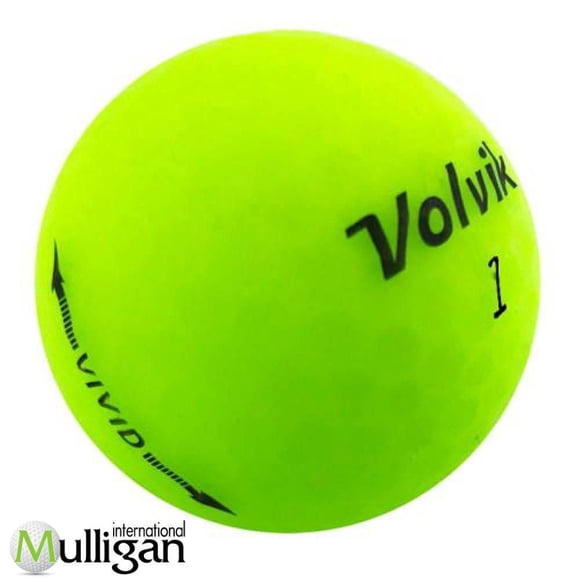 Mulligan - 60 Volvik Vivid Matte Green 4A Recycled Used Golf Balls