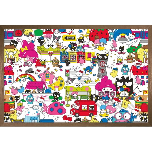 Hello Kitty and Friends: Hello - Group Wall Poster, 22.375" x 34"
