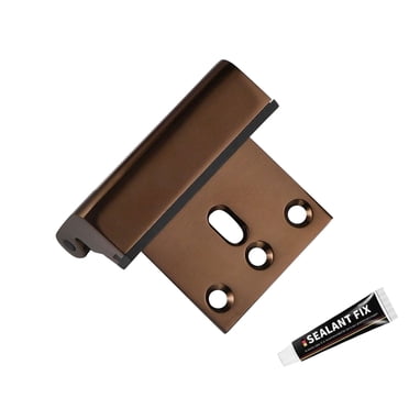 Door Reinforcement Lock Security Bar - Anti Kick In Device for Home Safety 800lb Strength - Easy Install No Tools Child Proof - Bathroom Bedroom