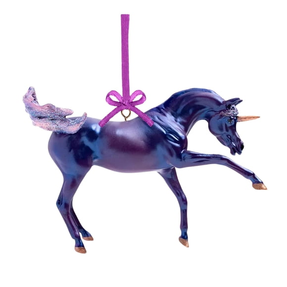 Breyer 2022 Holiday Unicorn Ornament / Tyrian