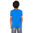 thumbnail image 2 of Bella Canvas Jersey Short-Sleeve Tee 3001Y, S, True Royal, 2 of 3