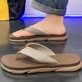 thumbnail image 5 of SBYOJLPB Men's Versatile Wear Slippers Plus-Size Shoes Spring Summer Style Trendy Comfortable Thick-Soled Rubber Flops Beach Sandals, 5 of 5