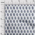 thumbnail image 1 of oneOone Cotton Poplin Twill White Fabric Geometric Line Ikat Sewing Craft Projects Fabric Prints By Yard 56 Inch Wide, 1 of 4
