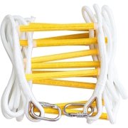 ISOP Rope Ladder Fire Escape Use | Emergency Exit Ladder 8/13/16/25/32 ft | Retractable Safety Rope Ladders with Carabiners – Lightweight & Compact | Multi Function | Reusable
