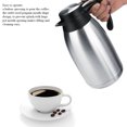 thumbnail image 4 of Pot, Food Grade Stainless Steel Coffee Pot Insulated Water Pot, For Household Hot And Cold Liquid Storage, 4 of 8