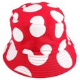 thumbnail image 3 of Miangastore Chapeau Seau Extérieur Protection Solaire Double Face Rouge 1Ensemble 11x11 Po, 3 of 8