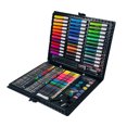 thumbnail image 1 of Black 150 Piece Art Painting Set For Kids Watercolor Brush Board Color Pen Kit Children Drawing, 1 of 4