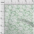thumbnail image 2 of oneOone Popeline de Coton Verte Tissu Feuille Abstraite Tissu pour Robe Tissu Imprimé Tissu au Mètre 56 Pouces de Large, 2 of 4
