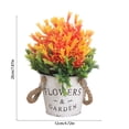 thumbnail image 3 of Aodebiao Small Fake Flowers Plants Mini Artificial Potted Plants for Table Desk Home Bathroom Office Decor, 3 of 6