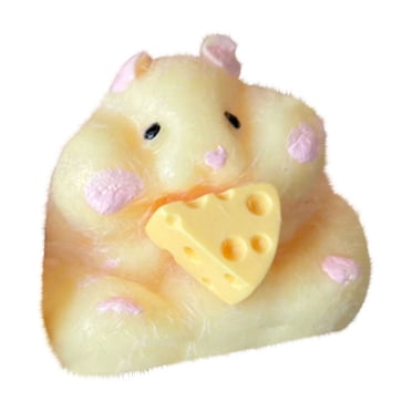 Kidstoy Toys for Ages 2-4 2pc Soft Gel Solid Hamster Soft Cushion Stress Relief Toys Easter Decorations for Home