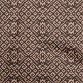 thumbnail image 1 of oneOone Viscose Chiffon Brown Fabric African Aztech Sewing Material Print Fabric By The Yard 42 Inch Wide, 1 of 4