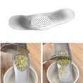 thumbnail image 3 of Oleegame 1PC Press Mincer Steel Chopper Rocking Peeler Stainless Crusher Garlic Tool Tools Home Improvement, 3 of 7