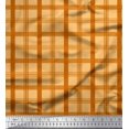 thumbnail image 1 of Soimoi Poly Georgette Fabric Check Check Print Fabric by the Yard 42 Inch Wide, 1 of 5