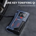 thumbnail image 2 of MesaSe 12V Car Emergency Jump Starter with Air Compressor 10000mAh Portable Power Bank Battery Booster Pcs with LED Digital Display Instant Start for Trucks Cars Motorcycles 150PSI Tire I, 2 of 9