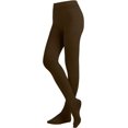 thumbnail image 1 of ORUYROP Women's Solid Colored Opaque Microfiber Footed Tights, 1 of 7