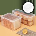 thumbnail image 1 of OULII Boîte à Pain pour Pain Maison Transparent Rangement Alimentaire Lot de 1, 1 of 8