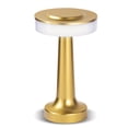 thumbnail image 2 of Bell + Howell Lexington Lampe de Table Petite Sans Fil Tactile DEL Rechargeable pour Table de Chevet Bureau Table de Nuit Or, 2 of 7