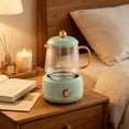thumbnail image 1 of Mini Electric Stewing Cup | Glass Heating Pot | Slow Simmer for Nutrient-Rich Drinks | Compact Wellness Kettle for Tea, Soup, and Herbal Infusions At Home, 1 of 6