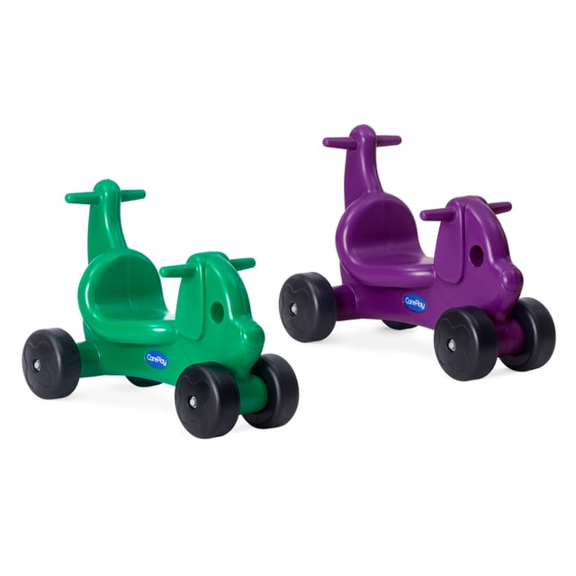 CarePlay Puppy Ride On Toy 2 Piece Multipack, Green/Purple