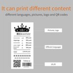 Printer 80mm Embedded Thermal Printer Module with TTL+RS232+USB Connections Supports ESC/POS Commands 72mm Printing Width 180mm/s Speed Auto Paper Cutter Compatible with