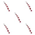 thumbnail image 1 of tamizeot Sac Filet Sport Cerceau en Filet Rangement Audacieux Sacs de Transport Multi-Sports pour Basketball Soccer Soccer Support Rouge+blanc 5Ensemble, 1 of 6