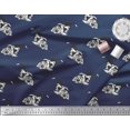 thumbnail image 3 of Soimoi Poly Georgette Fabric Basset Hound Dog Print Sewing Fabric Yard 52 Inch Wide, 3 of 3