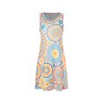 thumbnail image 4 of EQWLJWE Longue Robe pour Femmes Mode Femmes Sans Manches Col Rond Été Confortable Imprimé Poches Décontractée Ample Robe Débardeur, 4 of 6