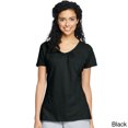 thumbnail image 4 of Hanes Maillot Flammé pour Femmes à Col en V Froncé, M, Blanc, 4 of 4