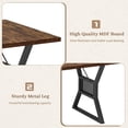 thumbnail image 4 of Cherish 70.8in Dining Table for 4-6, Rectangular Table for Kitchen and Dining Room, Farmhouse Kitchen Tables with Large Tabletop, 4 of 8