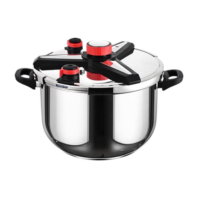 Luzkey Pressure Cooker Instant Cooking Pot Easy to Clean Quickly Cooking Kitchen Cookware High Pressure Pot for Home Family Kitchen 9L