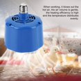 thumbnail image 2 of High-Temperature Resistant Plastic Chick Heat Lamp, Smart Temperature Control Fire-Resistant And Heat-Resistant Body Gently Blown Hot Air For Pet Chicken Livestock Heating, 2 of 5