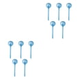 thumbnail image 2 of VONKY 5pcs/set Automatic Irrigation Device Plant Helper For Busy Individuals Plant Self Watering Globes PVC Easy To S sky blue round 2Set, 2 of 6