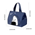 thumbnail image 2 of Chmadoxn Lunch Box, Bento Boxes Bento Bag Student With Rice Portable Lunch Bag Thermal Insulation Lunch Box Bag Insulated bento, 2 of 2