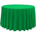thumbnail image 1 of ORUYROP 210GSM Round Table Cloth, Water Resistance Microfiber Tablecloth, Decorative Fabric Circular Table Cover for Outdoor and Indoor Use (Green, 108 Inch Diameter), 1 of 7