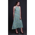 thumbnail image 4 of Bimba Robe Décontractée Florale Longue Dos Nu à Col Licou pour Femmes, Robe de Plage Imprimée - X-Grand, 4 of 6