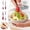 Watermelon Red, variant on High Heat Nylon Food Tongs with Stainless Steel Handle for Grilling BBQ and Kitchen Cooking Accessories