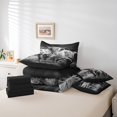 thumbnail image 5 of YST Highland Cow Bed In A Bag Rustic Cow Comforter Set,Western Retro Animal Bedding Sets 7-Piece Queen Stuffing Wildlife Quilt with Flat Fitted Sheet, 5 of 5