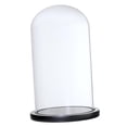 thumbnail image 4 of simhoa Cloche en Verre Transparent pour Plantes et Contenant, Couvercle d'Exposition en Dôme avec Base, Noir F, 4 of 5