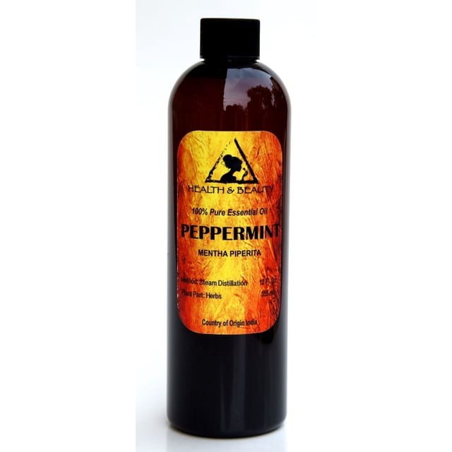 Peppermint essential oil aromatherapy natural 100% pure 12 oz