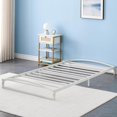 thumbnail image 2 of Yiwa Heavy Duty 6/10 Inch Low Profile Metal Bed Frame, Platform Foundation with Steel Slats, No Box Spring Needed, 2 of 6