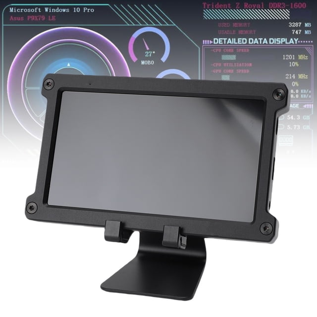 Écran Secondaire d'Ordinateur de 7 Pouces, Écran LCD Robuste à Réponse Sensible Flexible à 50 Broches pour le Jeu et le Travail