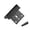 Black, variant on Door Reinforcement Lock Security Bar - Anti Kick In Device for Home Safety 800lb Strength - Easy Install No Tools Child Proof - Bathroom Bedroom