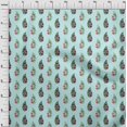 thumbnail image 3 of oneOone Polyester Lycra Fabric Leaves & Floral Block Print Sewing Fabric BTY 56 Inch Wide, 3 of 4