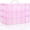 pink, variant on EIGTHTAIL Casewin 3 Tier Blue Transparent Plastic Stackable Storage Box - Adjustable Compartment Slots - Max 30 Compartments - Container for Storing & Organising Toys Jewellery Beads A