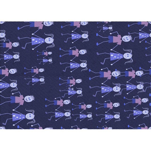 Ahgly Tapis Rectangulaire Lavable en Machine, Bleu Nuit, 6 Pieds x 9 Pieds
