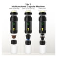 thumbnail image 3 of Machine à Café Électrique Portable Machine à Espresso Italienne Portable pour Voiture et Maison 3-en-1 Capsule Poudre Cafetière de Voyage, VR, Randonnée, Bureau, 3 of 3