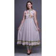 thumbnail image 2 of Bimba Kurtis Indiennes Violet Pâle à Fleurs pour Femmes, Anarkali Prête à Porter Unie, Robe Imprimée Kurti Indienne Grande, 2 of 6