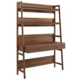 thumbnail image 2 of Modway Bixby Modern Style Particleboard and MDF Office Desk in Walnut, 2 of 7