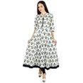 thumbnail image 3 of Bimba Women A-Line Anarkali Kurti Long With Pockets Designer Blouse, 3 of 8